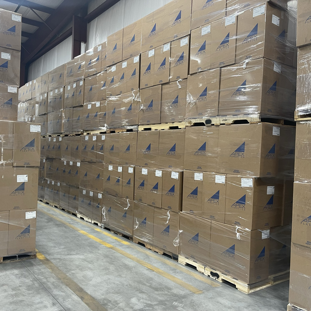 warehouse for plastics products